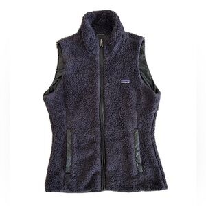Patagonia Vest Women's Black Purple‎ Los Lobos Reversible XS